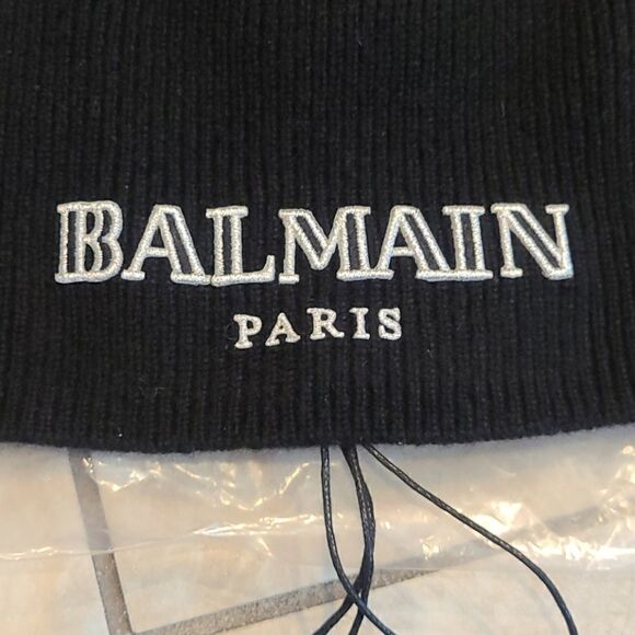 BALMAIN Cashmere Beanie Hat - Picture 2 of 6